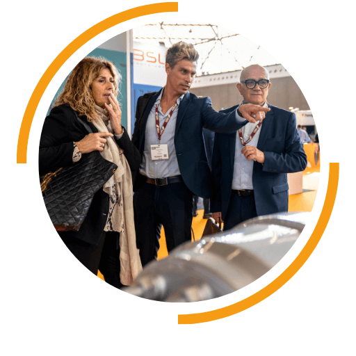 Image showing business professionals surveying products at Intermodal Europe