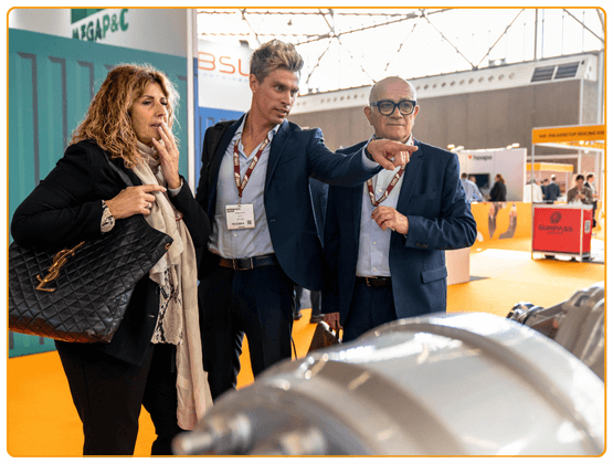 Image showing attendees explore products on the show floor at Intermodal Europe